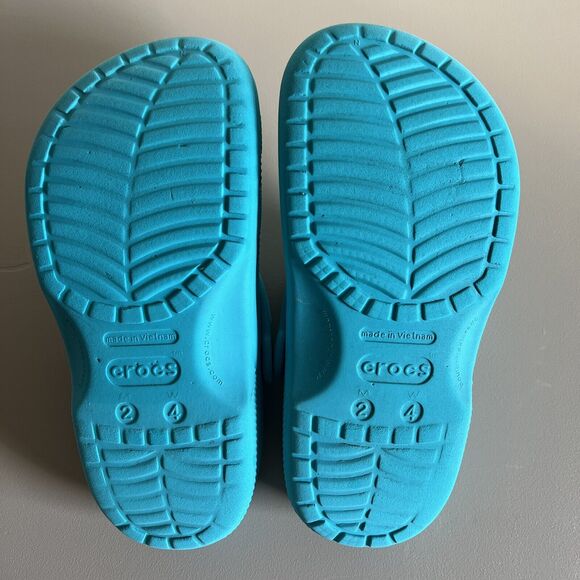 Crocs Classic Clog - Turquoise (Turq Tunic) Size W4-M2 - Picture 12 of 12